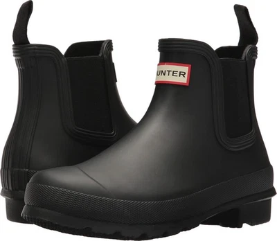 Hunter Women's Original Chelsea Rain Boots – Black, Size 5 - Image 1 of 4