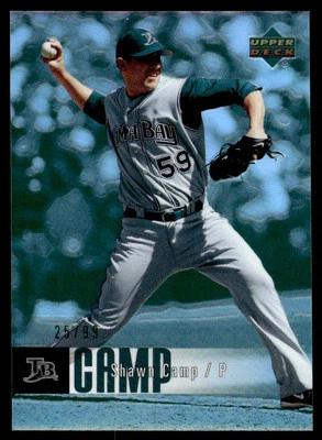 2006 Upper Deck Special F/X Blue Shawn Camp /99 Devil Rays #827 *Noles2148* - Image 1 of 2