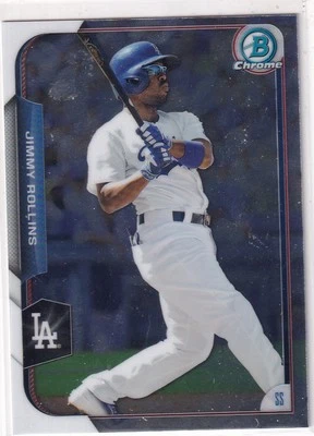 2015 Bowman Chrome #34 Jimmy Rollins - Image 1 of 2