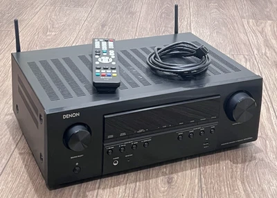 Denon AVR-S760H 7.2-Channel 75W A/V Receiver Atmos HDR VRR 4k 120 8k Bundled - Image 1 of 4