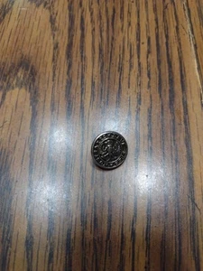 Spes Nostra Es Devs Dio è la nostra speranza uccellino bottone metallo militare TRS spedizione gratuita - Foto 1 di 4