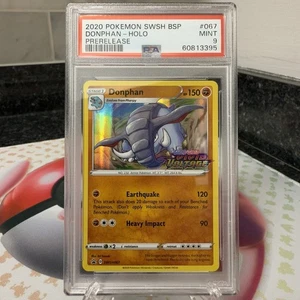 Donphan - (Prerelease) SWSH067 SWSH: Sword & Shield Promo Cards Holo PSA 9 - Picture 1 of 7