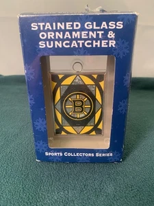 NHL Boston Bruins Hockey Stained Glass Sun Catcher Ornament,  Great gift - Picture 1 of 9