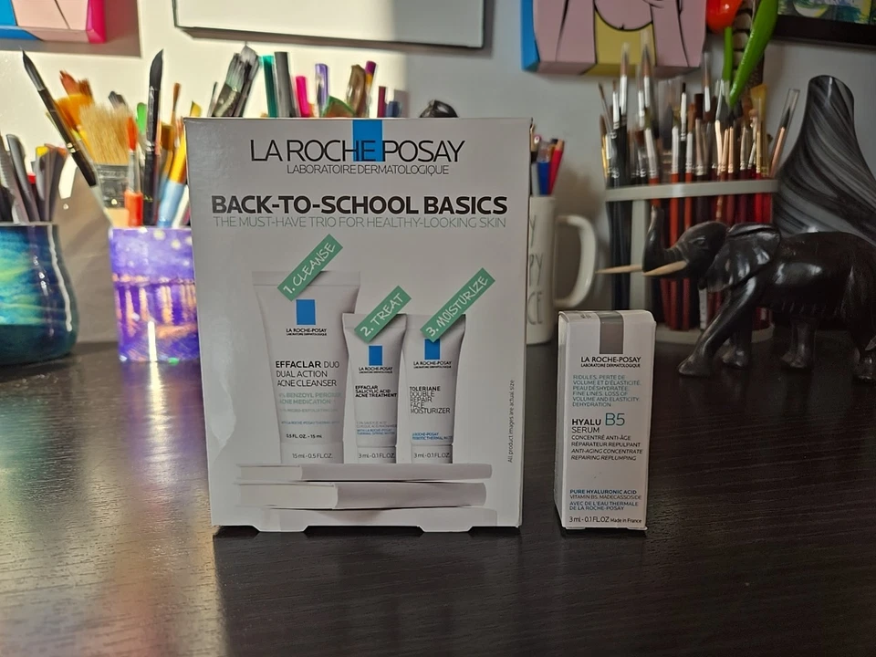 Crema hidratante limpiador La Roche Posay Back To School Basics + suero B5 Foto 1 de 1