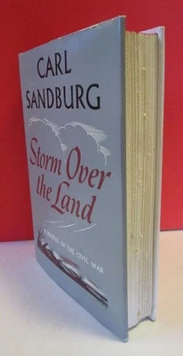 Hardcover Book - "Storm Over the Land" by Carl Sandburg - Fair Dust Jacket - Image 1 of 4