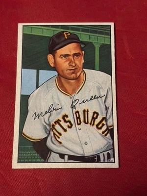 MEL QUEEN #171 1952 BOWMAN SET BREAK BASEBALL - Image 1 of 2