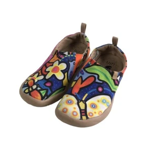 uin Art On Canvas Slip On Sneakers Toledo Secret Garden, Women's 7 - Picture 1 of 14