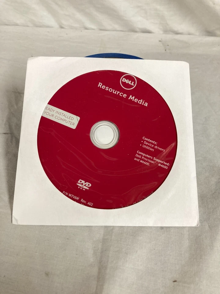 Dell Resource media DVD new unopened with keys - Image 1 of 1