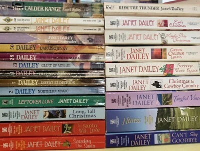(23 pb) ALL by author JANET DAILEY cowboy Americana romance Foto 1 de 4