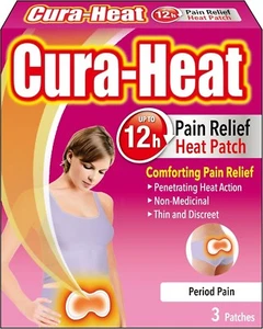 Cura-heat Period Pain 3 patches, 1 pack - Picture 1 of 6