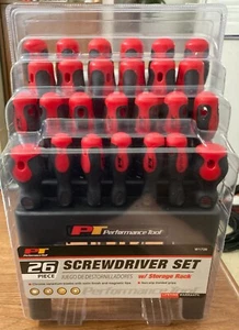 26 pc screwdriver set/ with storage rack - Picture 1 of 2