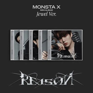 MONSTA X 12th Mini Album REASON JEWEL Ver. CD+Book+P.Card+M.Poster(On Pack)+Gift - Imagen 1 de 12