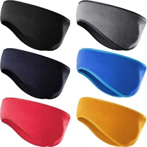 Ear Warmers Muff Headband Running Winter Fleece Ear Band Covers for Cold Weather - Picture 1 of 14