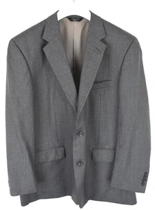 Joseph & Feiss Gold Blazer Herren (UK) 48 Wolle Gemustert Reverskragen - Picture 1 of 8