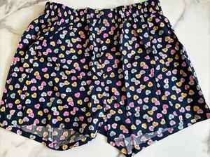 New J. Crew Designer Mens Cotton Boxer Shorts Underwear Boxers Size M Love Heart - Picture 1 of 7