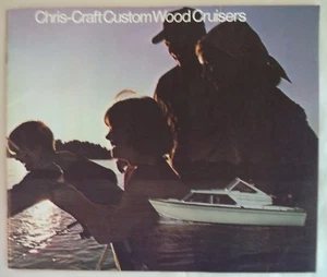 VINTAGE ORIGINAL 1960's CHRIS CRAFT CUSTOM WOOD CRUSIERS CATALOG/BROCHURE - Picture 1 of 11