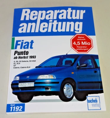 Manual De Reparación Fiat Punto / Fiat Punto Cabrio - Desde El Año 1993 - Imagen 1 de 2