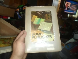 Tandy Home Publisher on 5 1/4" Floppy Disc, Cat. No. 26-3273 Mostly Sealed - Picture 1 of 2