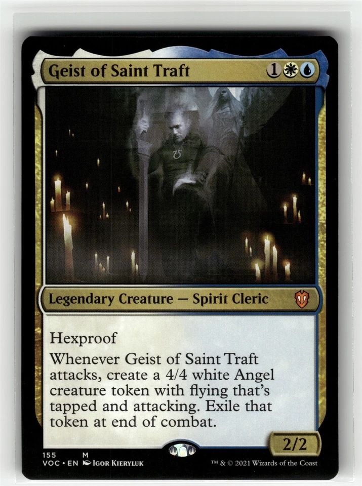 GEIST OF SAINT TRAFT Crimson Vow Commander #155 VOC(NM+)(MTG) - Image 1 of 1