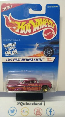  Hot Wheels First Editions '59 Chevy Impala 1997-517   (CP25) - Photo 1/2