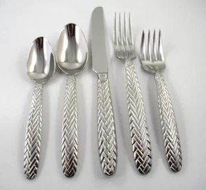 Ralph Lauren RRL EQUESTRIAN BRAID Indonesia Stainless Flatware Choice of Pieces - Picture 1 of 12