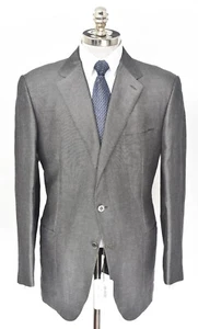 NWT BRIONI Parlamento Metallic Silver Nailhead Silk Linen Sport Coat 42 R EU 52 - Picture 1 of 8