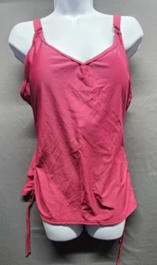Kate Kasin Women's Tankini Swimsuit Top Tummy Control One Piece V Neck XL - Picture 1 of 7