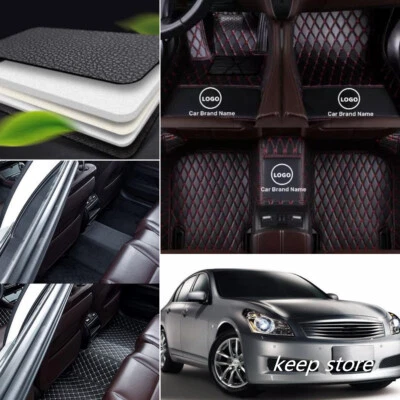 Alfombrillas coche para INFINITI G37 G35 G25 G20 forro delantero trasero alfombrillas auto Foto 1 de 4