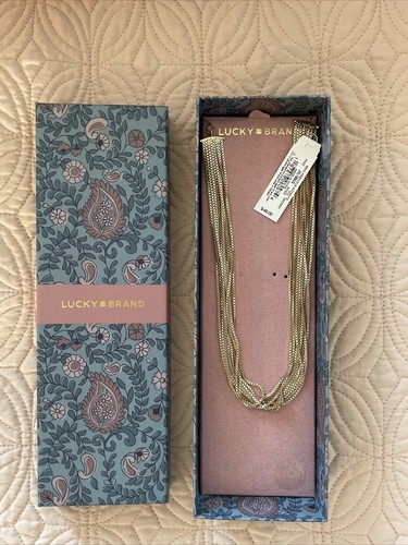 VETEMENTS LUCKY BRAND Collana Catena Multimetallo Oro