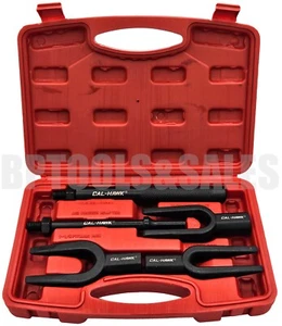 5Pcs Tie Rod Ball Joint Pitman Arm Tool Kit Joint Remover Separator Pickle Fork - Picture 1 of 2