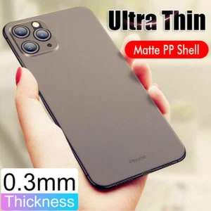 For iPhone 17 16 15 14 12 13 Pro Max 11 8 Ultra Thin Shockproof Matte Case Cover - Picture 1 of 31