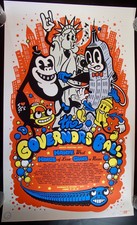 AMES BROS GovernorsBall NYC Concert Poster Kings of Leon Kanye Guns N' Roses S/N