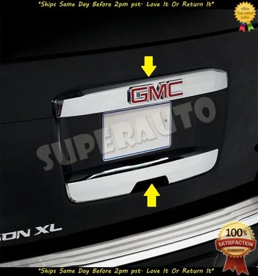 Cubierta de manija de puerta trasera cromada para GMC YUKON 2015-2016 superior e inferior Foto 1 de 2