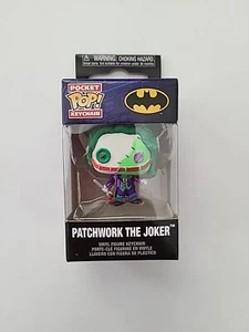 Funko Pocket Pop Llavero DC Comics Patchwork Joker Figura EN MANO - Imagen 1 de 4