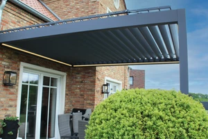 Pergola Terrassenüberdachung Lamellendach Gartenpavillon Sonnenschutz - Bild 1 von 5