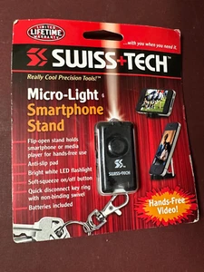 Portachiavi Swiss Tech supporto smartphone microluce - Foto 1 di 6