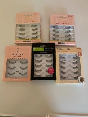 Eylure London Naturals No 020 and Naturals No 031 Lashes New Set Of 2  - Image 1 of 2