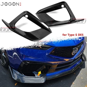 Real Carbon Front Bumper Grille Cover Spoiler For Acura Integra Type S DE5 2023+ - Picture 1 of 14