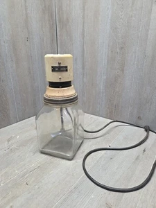 Vintage 4QT Glas Standard elektrische Kanne und Mixer-funktioniert - Bild 1 von 11
