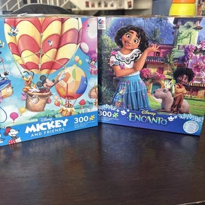 2 Disney 300 Piece Puzzles - Picture 1 of 3
