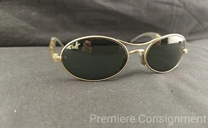 Vintage Unisex Ray-Ban Orb Sunglasses W2178 Classic G-15 Gold Tone, hard case - Picture 1 of 12