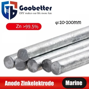 99,95 % Zinkstäbe Rundstab Anode Galvanisieren Hochrein Zn Durchmesser 10-100mm - Picture 1 of 23