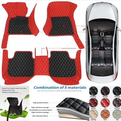 For Ford F150 F-150 Auto Carpets PU-leather Custom Car Floor Mats waterproof — 第 1/4 张图片