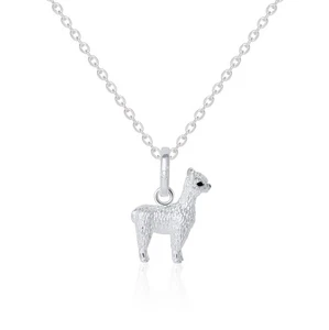 COLGANTE ALPACA EN PLATA DE LEY. - Imagen 1 de 3