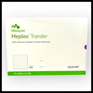 MHC MEPILEX LITE Self Adherent Soft Silicone Foam Dressing 15 x 20cm 5 Pcs. - Picture 1 of 10
