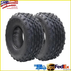 Set of 2 ATV Tires All-Terrain Tires 19X7-8 4PR ATV UTV Trail Sand Mud Off-Road - Picture 1 of 9