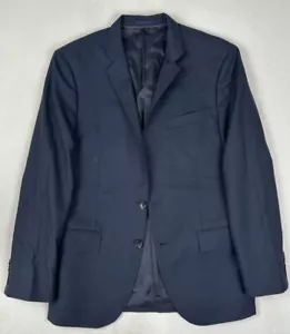 J. Crew Loro Piana Ludlow Jacket Super 120’s Blue Wool Blazer Sport Coat 38S - Picture 1 of 10