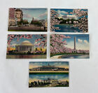 Vintage Washington D.C. Linen Postcards Lot of 5