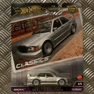 Hot Wheels Premium Modern Classics Mercedes-Benz 190 E 2.5-16 Evolution II 1:64 - Image 1 of 2