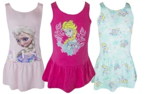 Girls Disney Frozen Elsa & Anna & Paw Patrol Holiday Sleeveless Dresses 2-10yrs - Picture 1 of 17